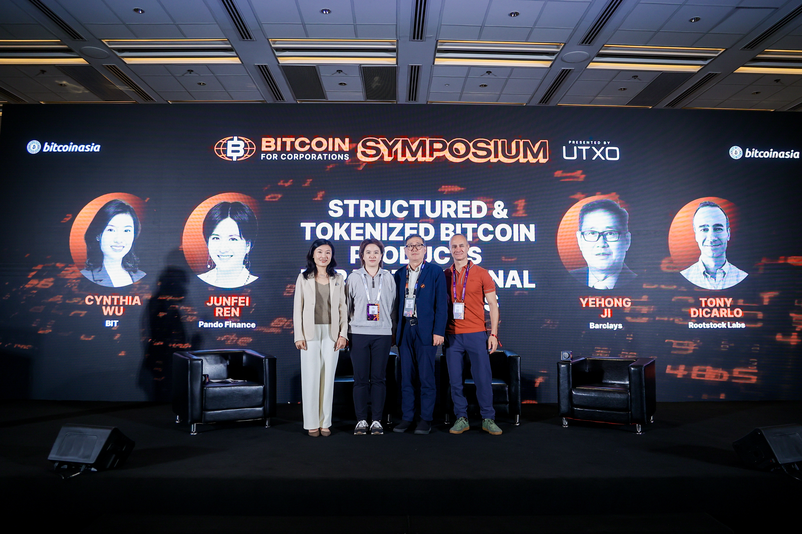 Tony on stage at Bitcoin Asia